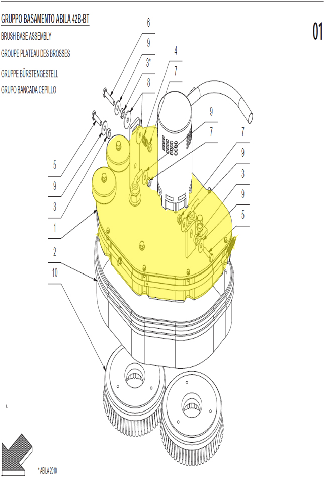 Brush Base Assembly