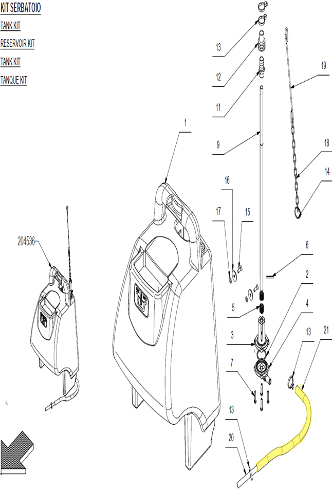 Water Hose Comac Solution Tanke