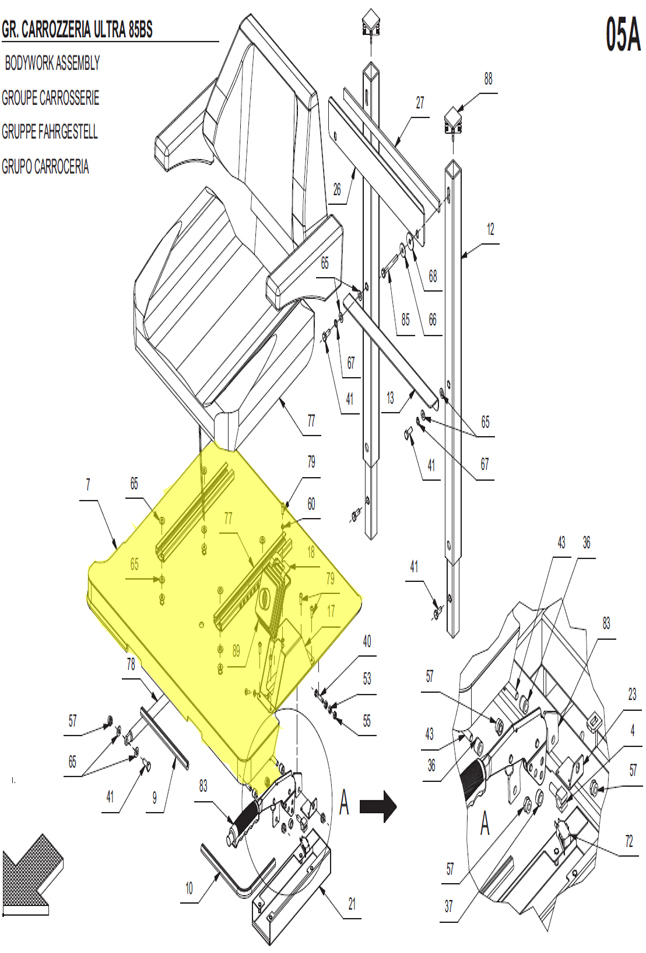 Metal Sheet - Seat Support