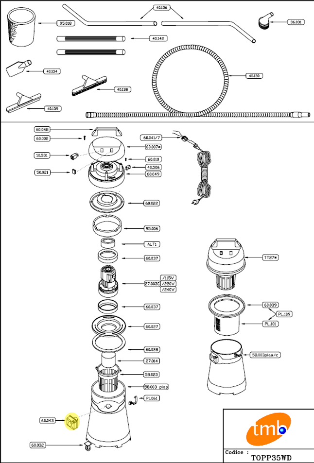 Suction Hose Inlet