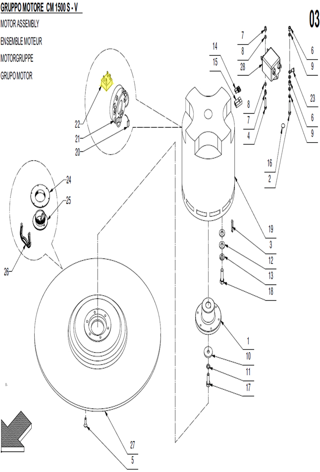 Bridge Diode Motor